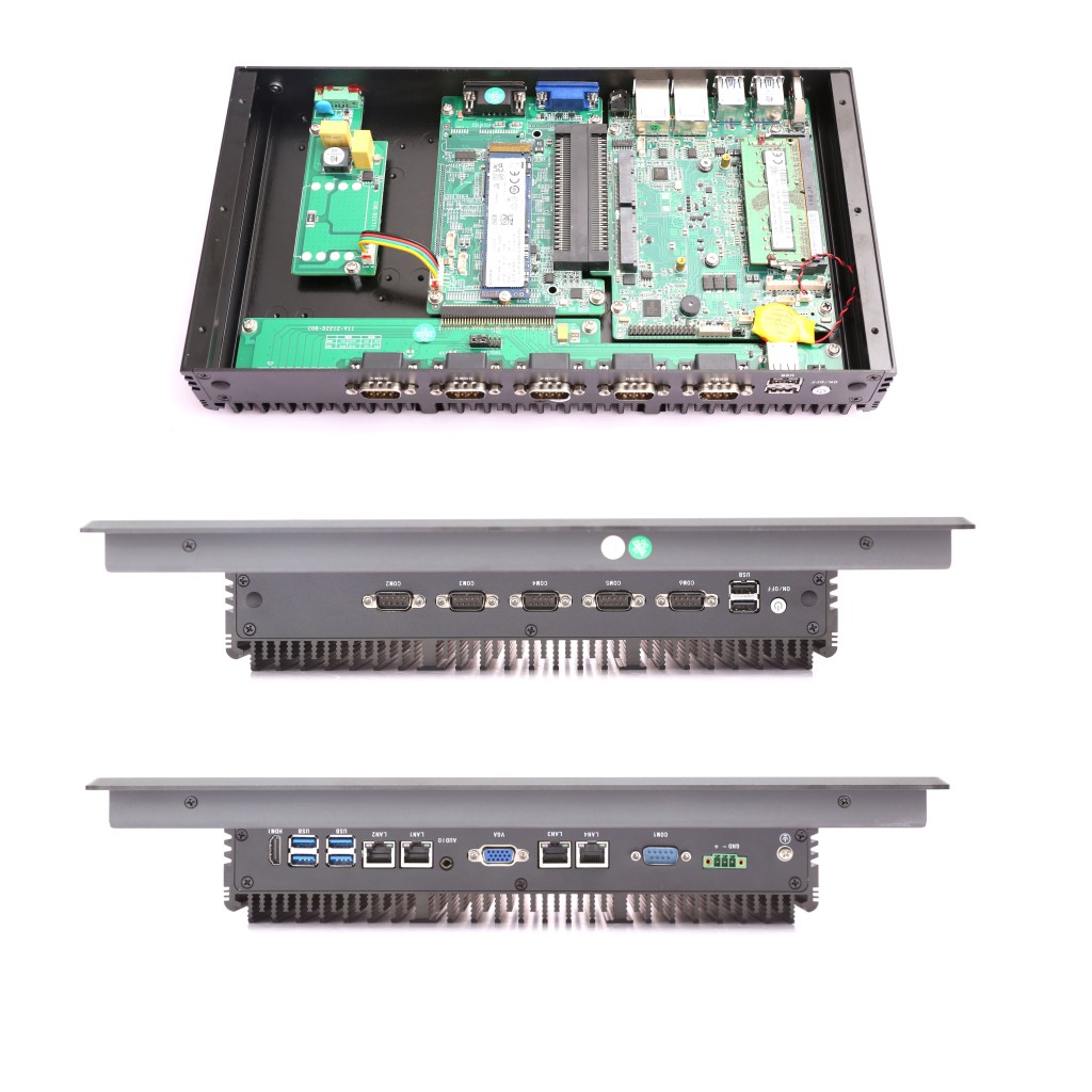 fanless touch screen panel pc