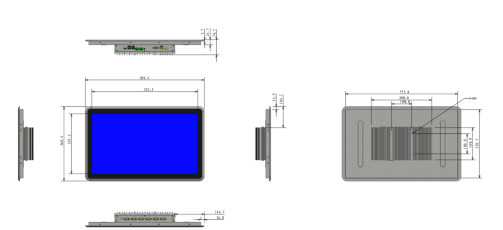 24.5 inch waterpoof industrial panel pc embedded 
industrial panel pc 7 intel
