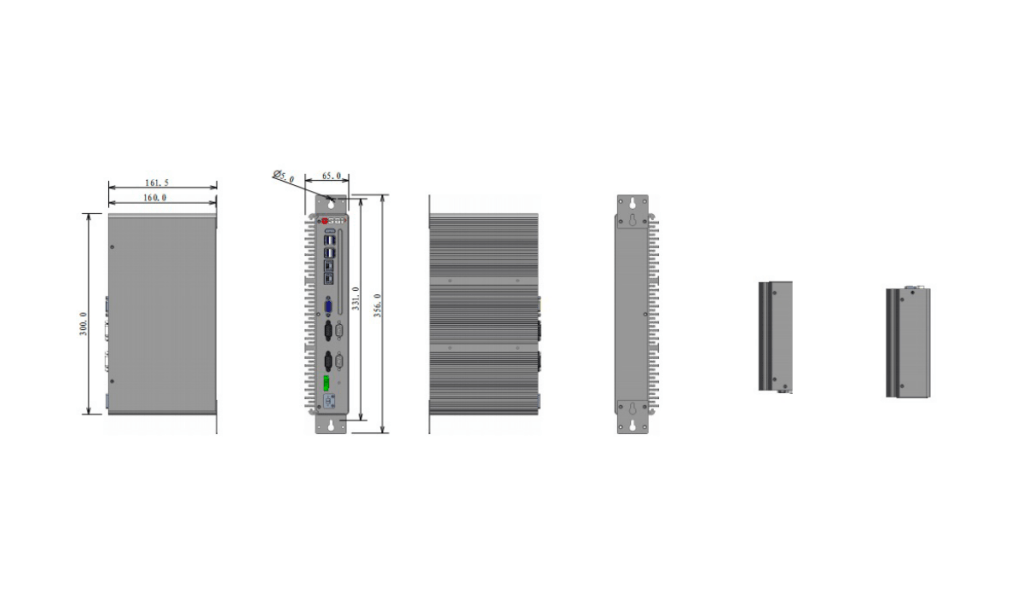 DIn rail mount industrial computer 