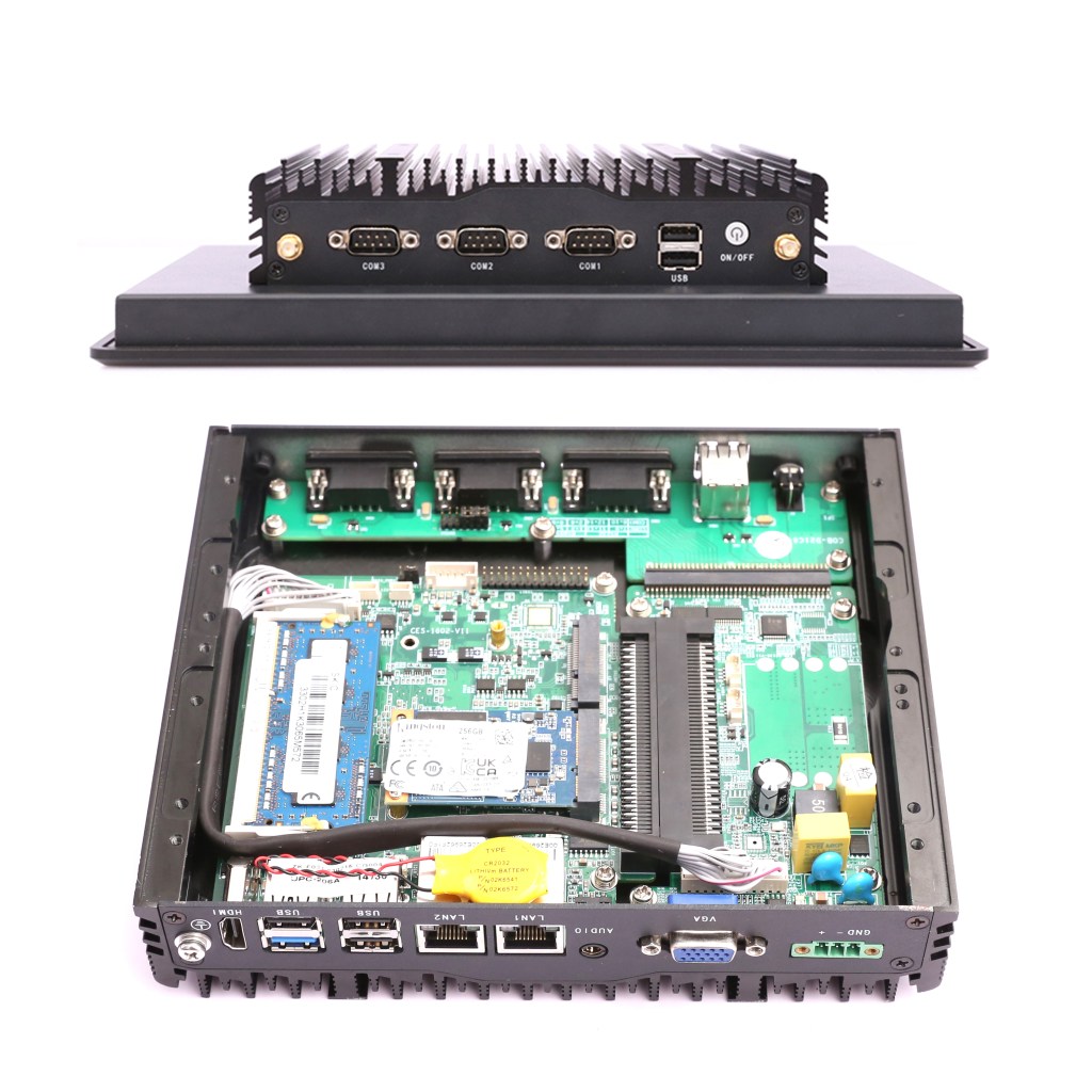 10.1 inch waterpoof industrial panel pc embedded