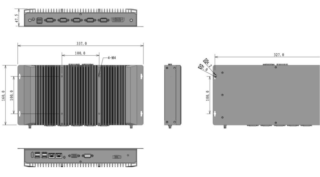 EPC-30XA dimensions drawing