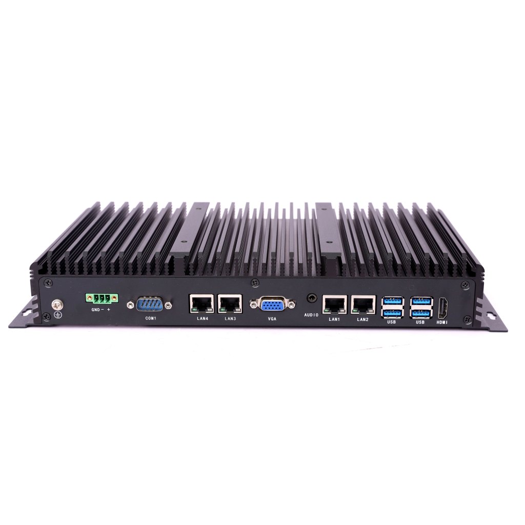 four network industrial pc 
four ethernet lans industrial computer 