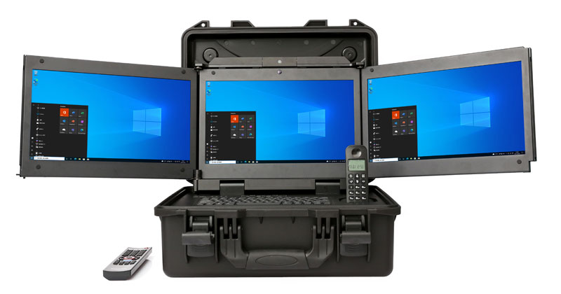triple screen rugged laptop
