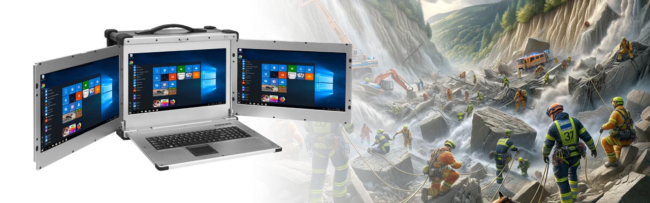 Triple Screen Computer
Triple Monitor Workstation
Three-Screen All-in-One PC
Triple Display Terminal
Triple Monitor Setup
Triple-Screen Drone Control Terminal
Three-Screen UAV Control System
Triple Display Drone Operator Console