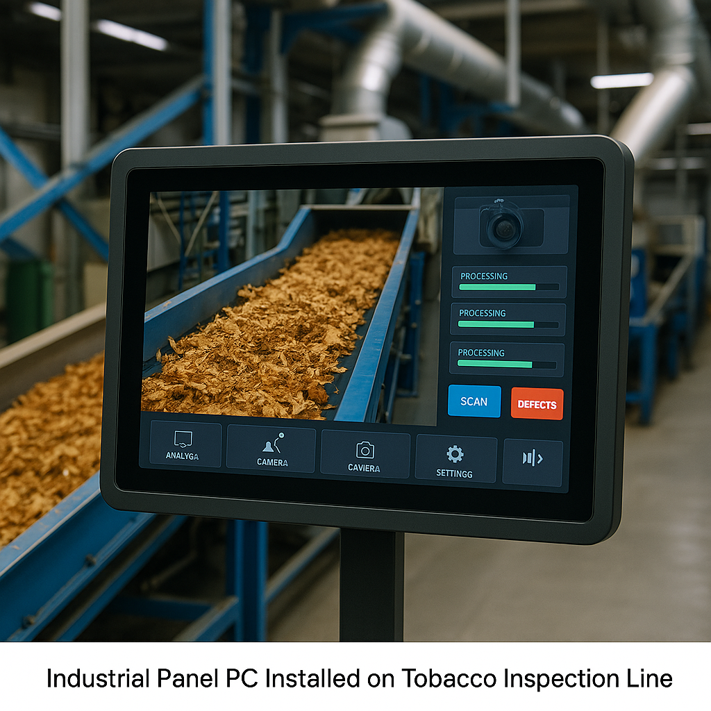 Camera-equipped Industrial Panel PCs
