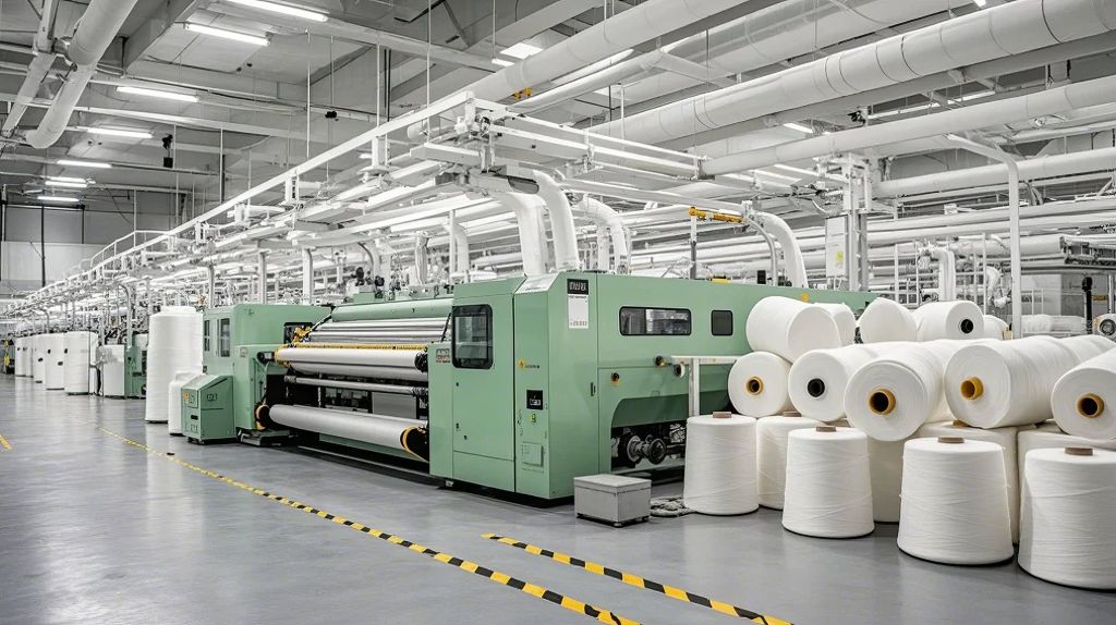 Panel PC used in textile factory 