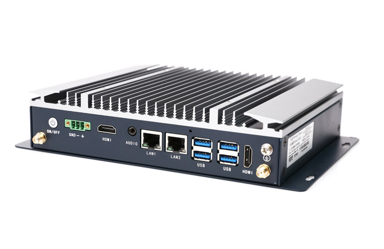 2xHDMI fanless industrial pc
