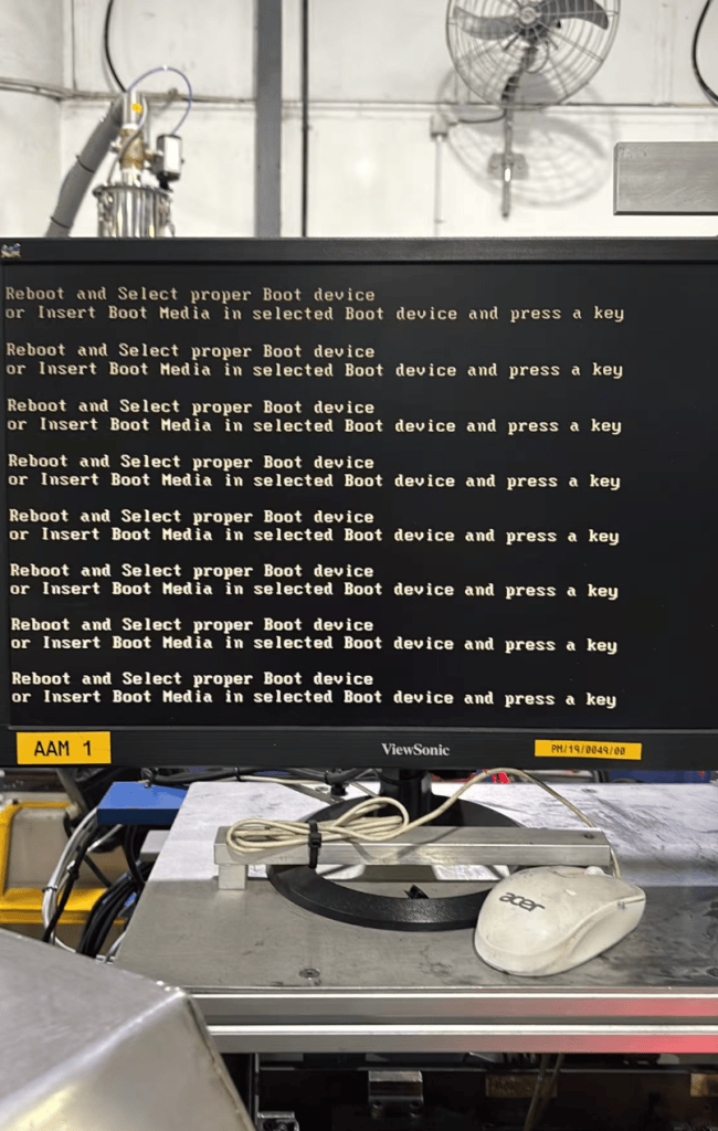 Podcast Episode: Industrial PC Shows "Reboot and Select Proper Boot Device"?