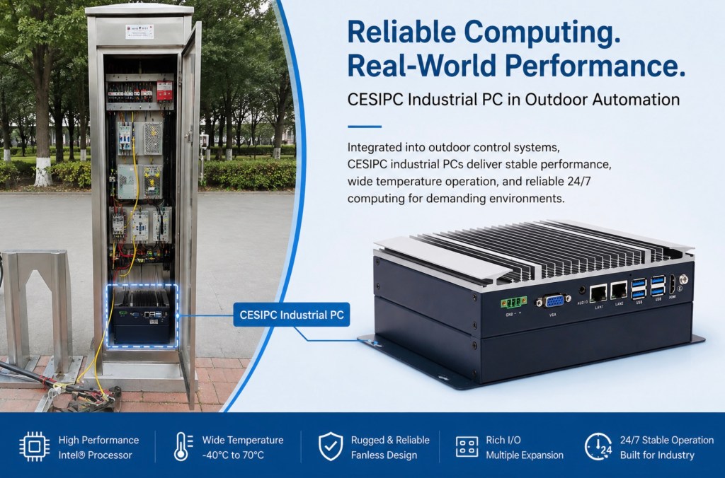 Outdoor Industrial PC for Automation Control