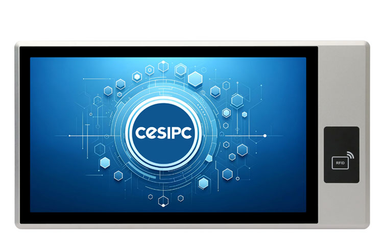 21.5-inch panel PC with RFID for pre-shift worker identification