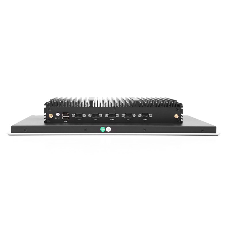 UTC-S2162C — 2× Intel I210 LAN · 4× RS232 + 2× RS485 (DB9) · 5× USB 2.0 (Type-A) + 1× USB 3.0 (Type-A) · 1× HDMI + 1× VGA (dual display) · audio