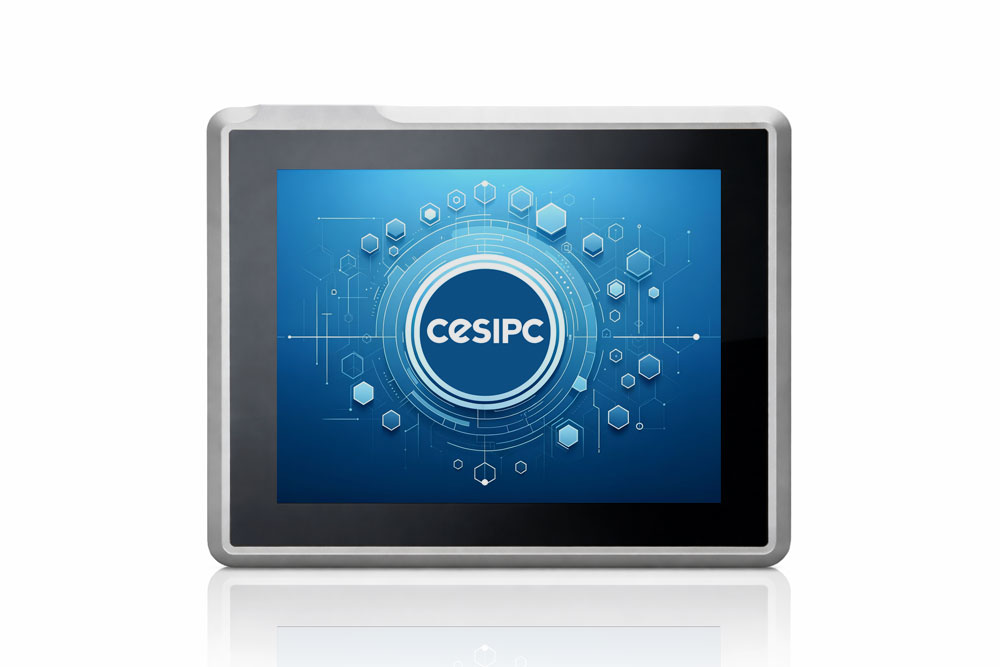 CESIPC WPC-S10XXA-E epoxy-coated IP65 panel PC, front view