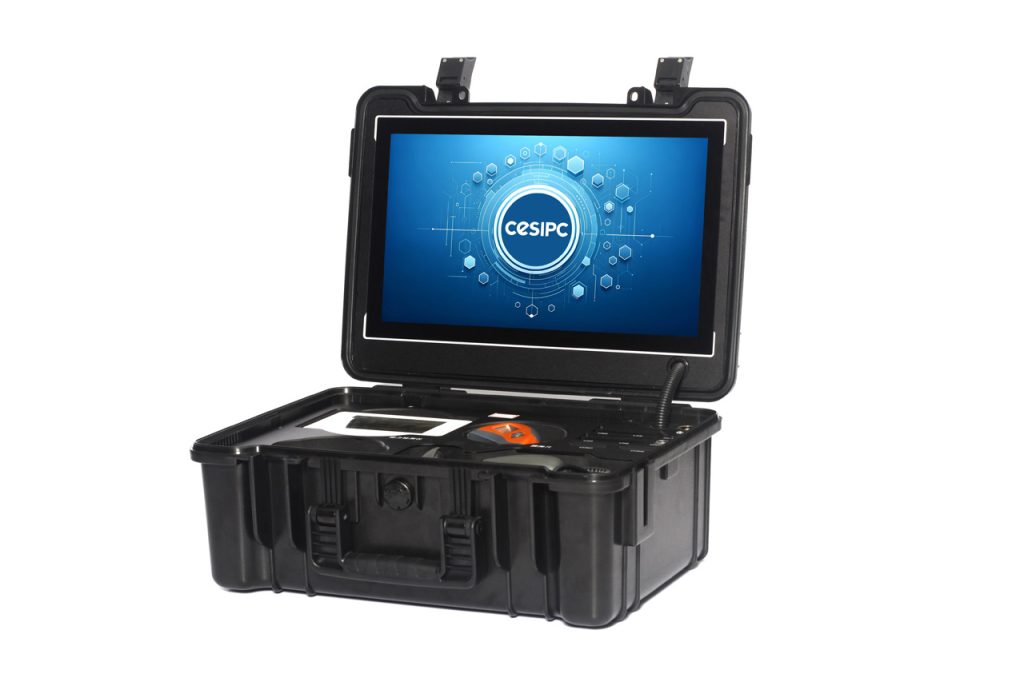 FieldOps portable medical examination case with embedded display