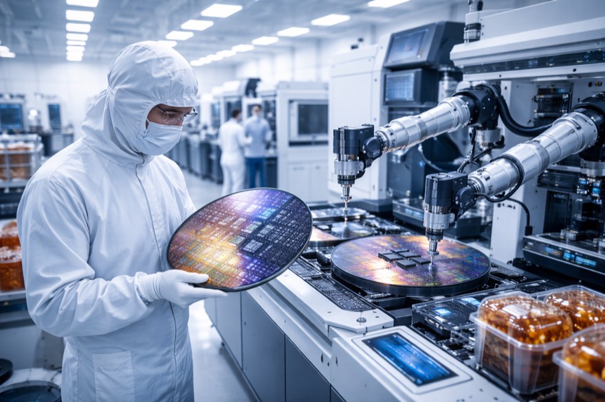 Semiconductor wafer handling equipment industrial PC